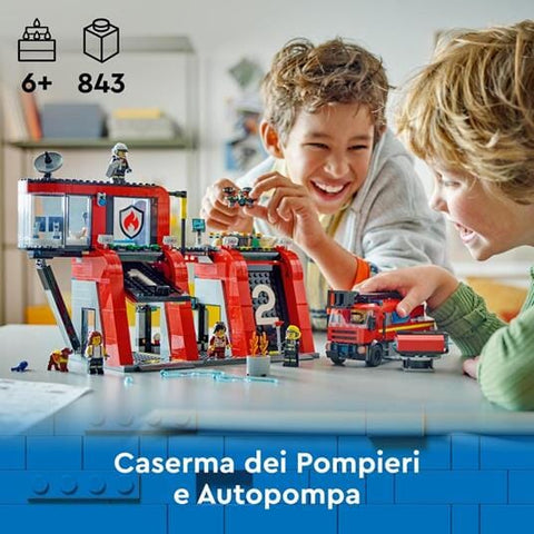 60414 CASERMA DEI POMPIERI LEGO 