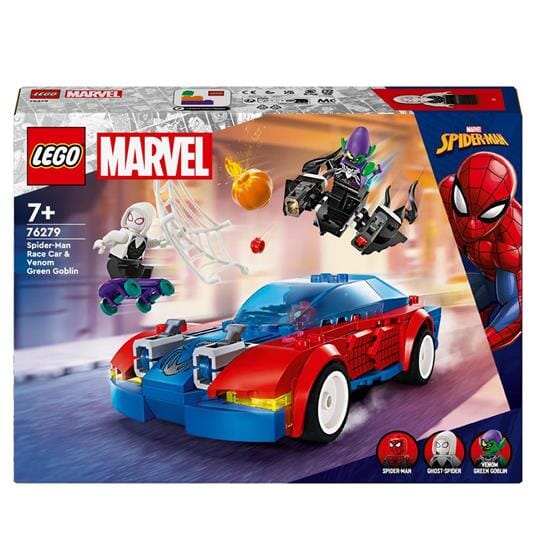 76279 Lego Auto Da Corsa Di Spider-Man E Venom Goblin