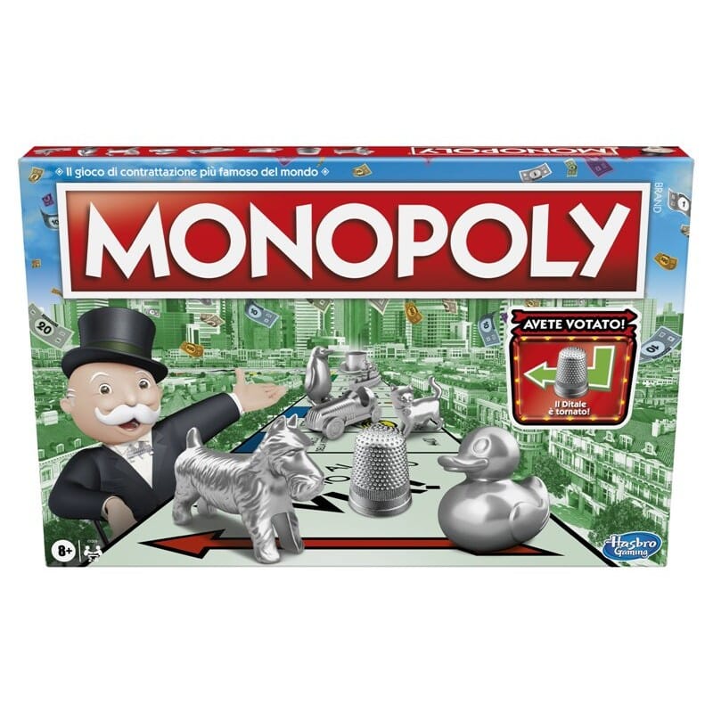 Monopoly Classico, Gioco da Tavola per Famiglie, Adulti, Bambini e