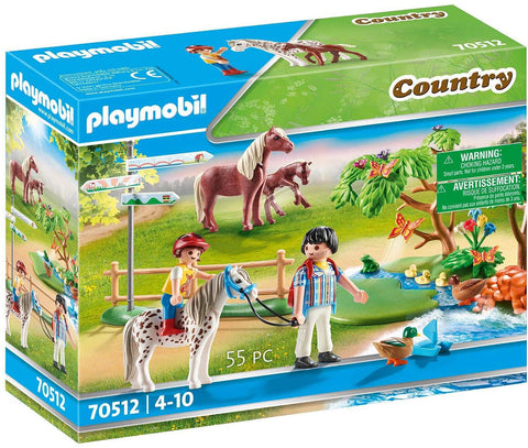 70512 Passeggiata Con I Pony Playmobil toysvaldichiana.it 