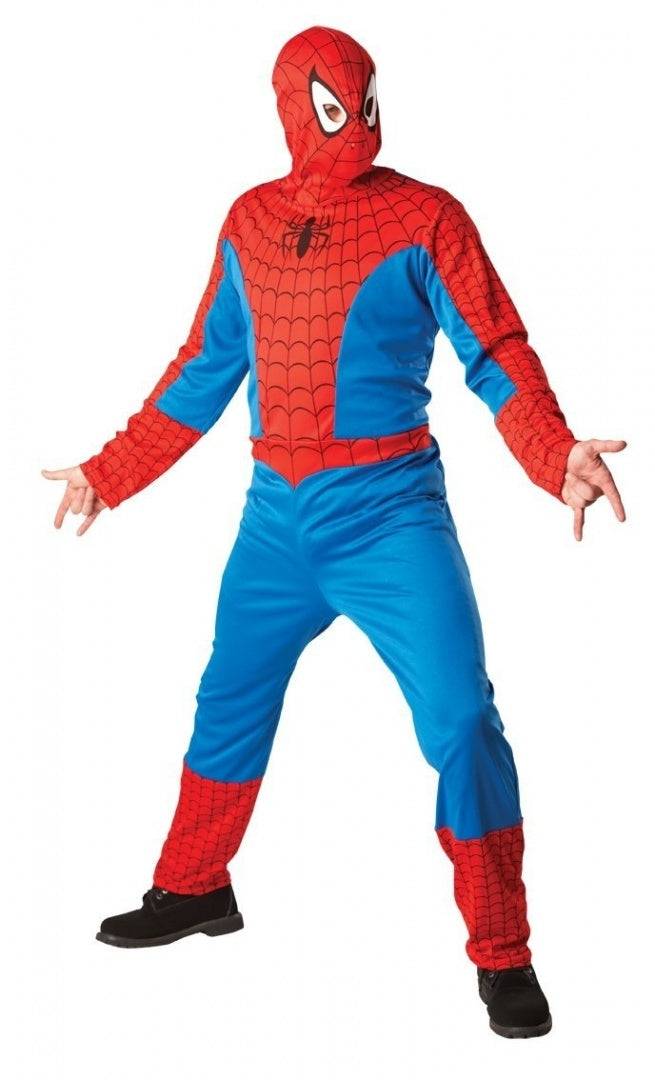 Costume Adulto Vestito Spiderman Uomo Costume Adulto Costume