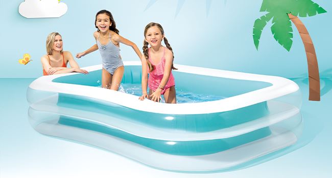 Intex piscina famiglia 56483 - Piscina gonfiabile di dimensioni 262X175X56 cm INTEX 