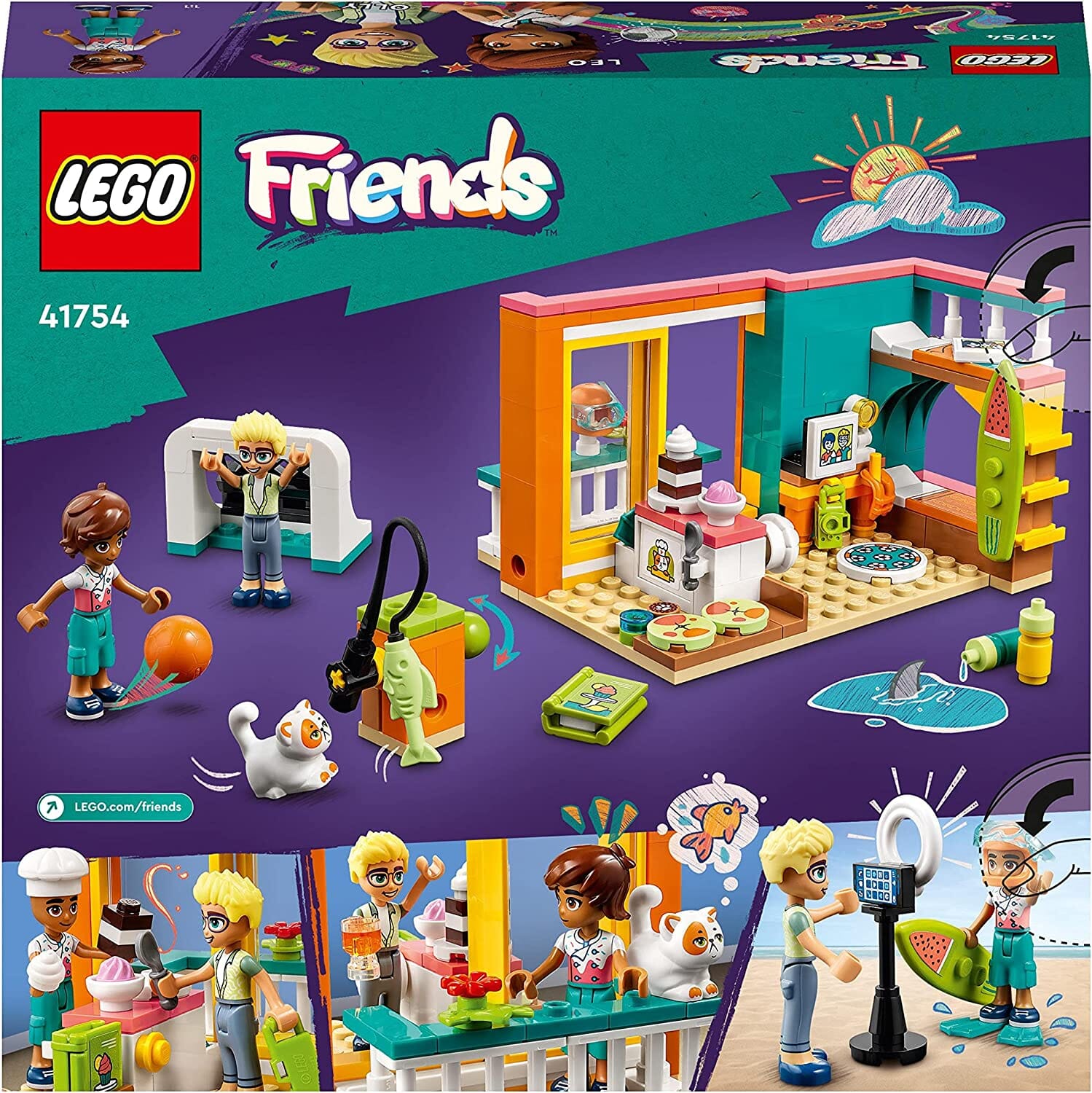 LEGO 41754 Friends La Cameretta di Leo LEGO 