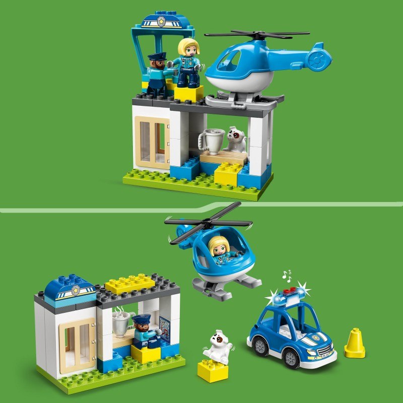 Lego Duplo Caserma Dei Pompieri Ed Elicottero 10970 LEGO 