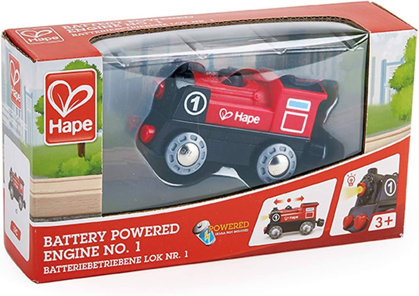 Set Treno Hape Cargo Delivery Loop Con Locomotiva A Batteria E Gru