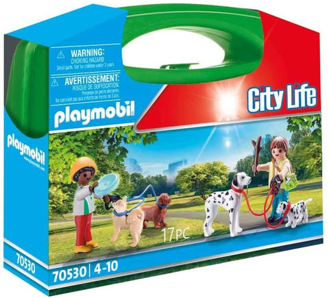 Playmobil 70530 Carrying Case Bambini Con Cuccioli toysvaldichiana.it 