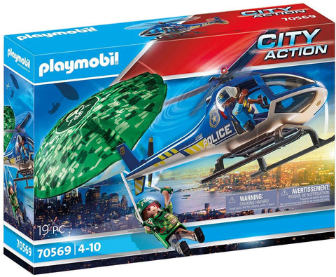 Playmobil 70569 Elicottero della Polizia e fuggitivo PLAYMOBIL 