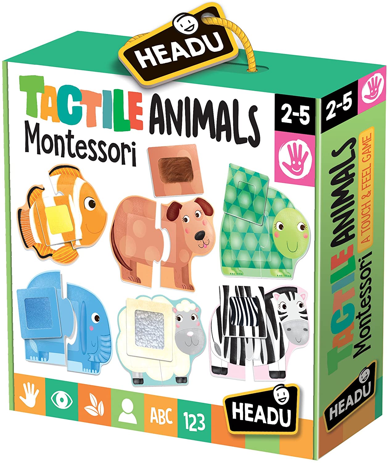 Tactile Animals Montessori HEADU 