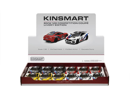Easy Toys KINSMART – BMW M8 Competition Coupe Livery Edition – 1 Modellino 12,5cm C/porte Apribili In Espo Da 12pz (28x39cm) 4ass…x12…x48
