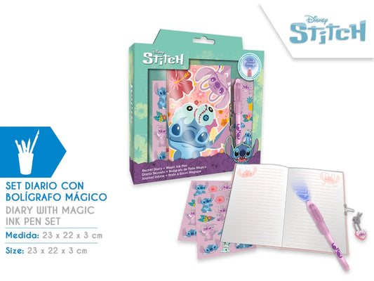 Disney Stitch Diario + Magic Pen Bambino Licensing
