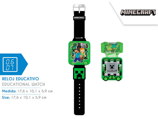 Orologio Educativo Minecraft CON GIOCHI