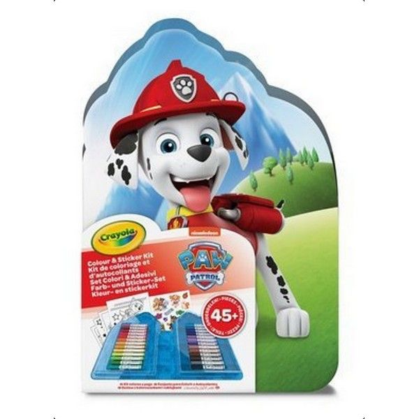 Crayola Valigetta Colori & Adesivi Paw Patrol