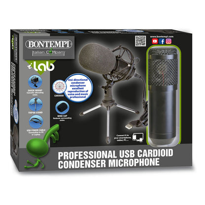 Bontempi  Microfono Professionale A Condensazione