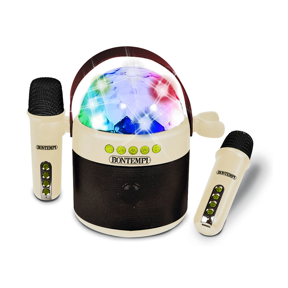 BONTEMPI Cassa Acustica Wireless Con 2 Microfoni