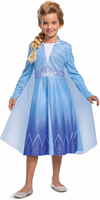 Disguise Disney Costume Da Bambina Elsa 7-8 Anni
