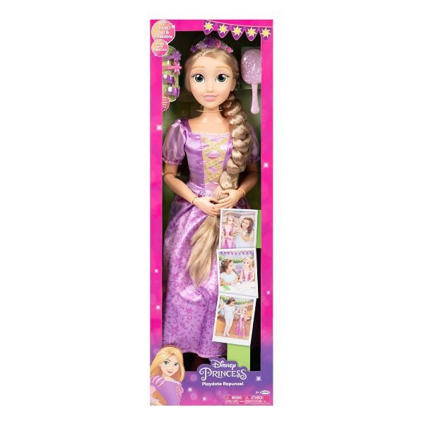JAKKS Jakks Disney Princess Rapunzel articolata con accessori 80 cm