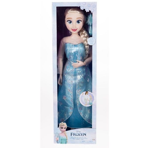Jakks Disney Princess Elsa articolata con accessori 80 cm