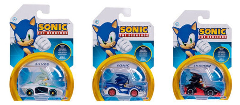 JAKKS Sonic 1:64 Vehicles    1 personaggio a scelta