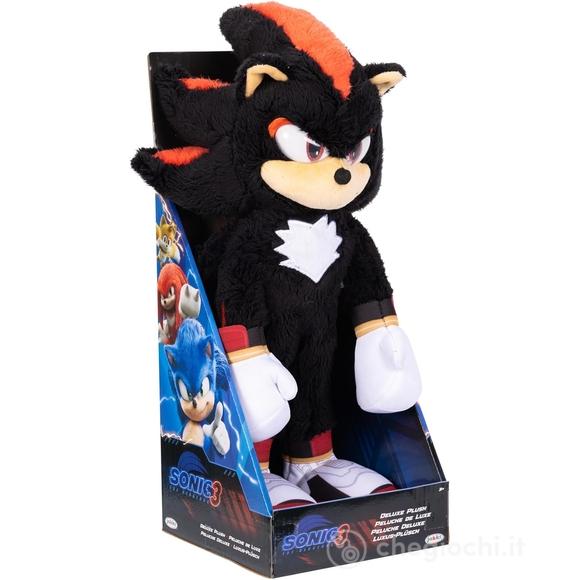 JAKKS Sonic 3 Movie Plush Deluxe Peluche 33 Cm Shadow – Sonic 3