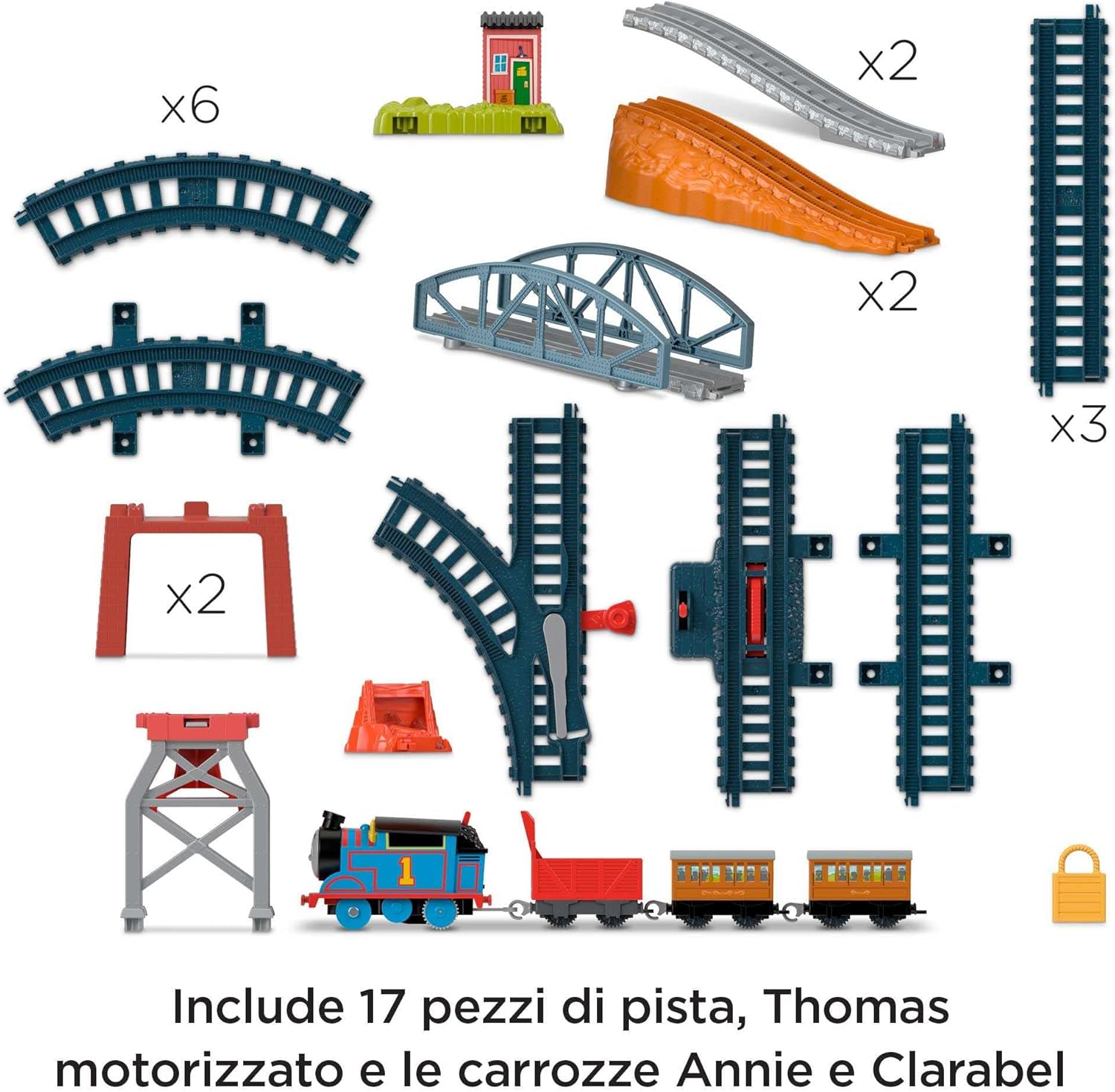 Il Trenino Thomas-Carico Merci 3-In-1
