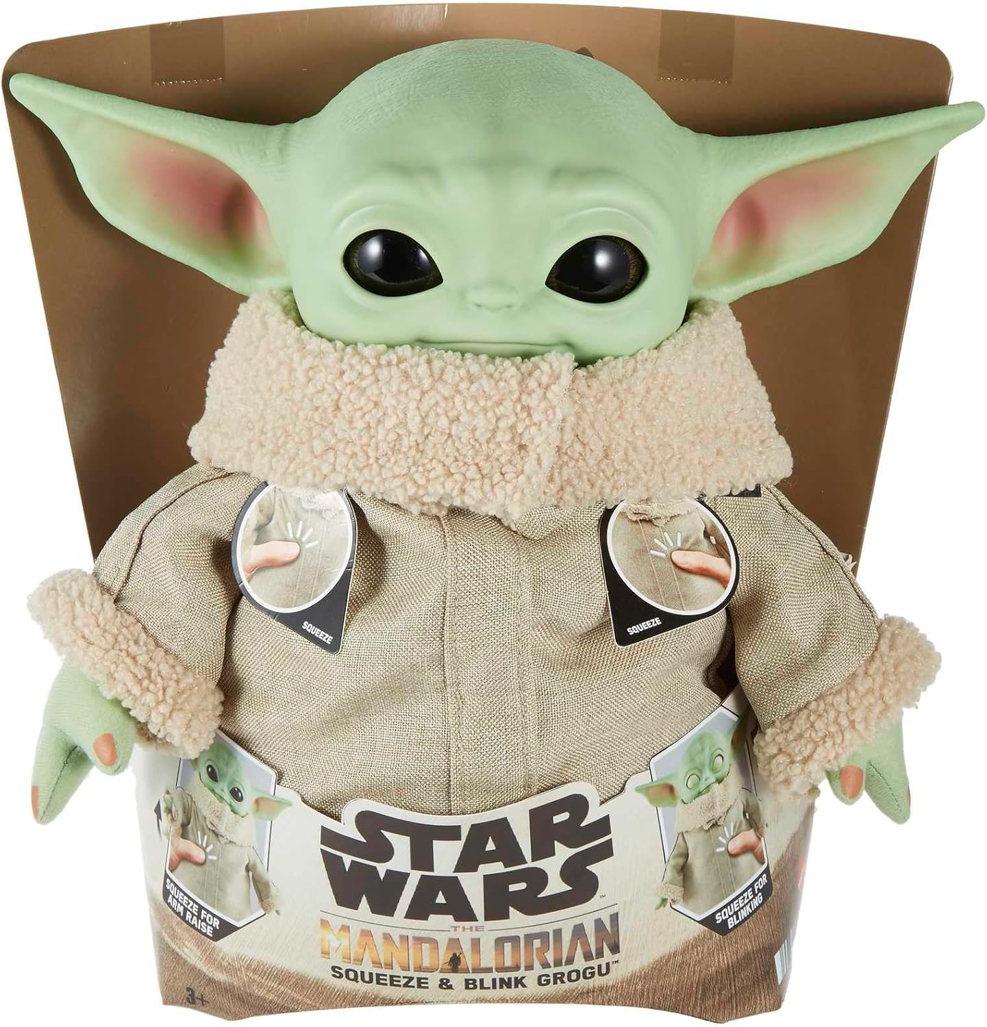 Star Wars - Grogu Potere Della Forza Peluche Con Suoni E Movimenti