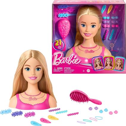Barbie Styling Head Capelli Biondi testa da pettinare