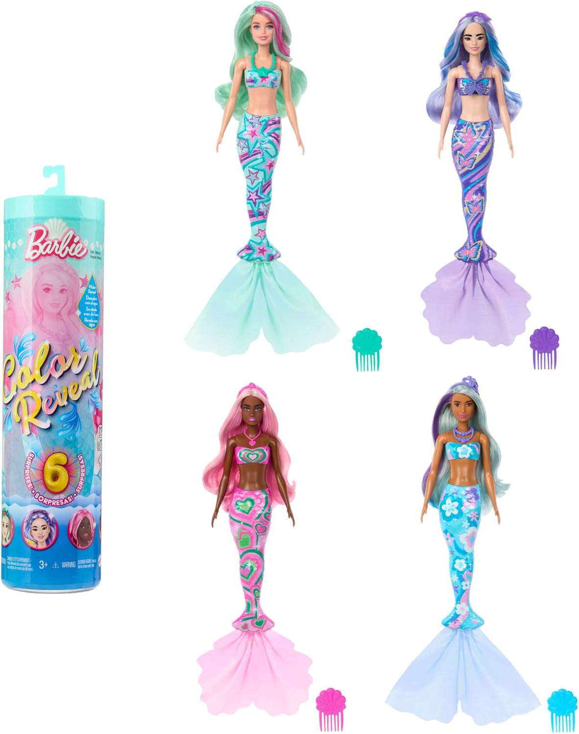 Barbie - Color Reveal Serie Sirena