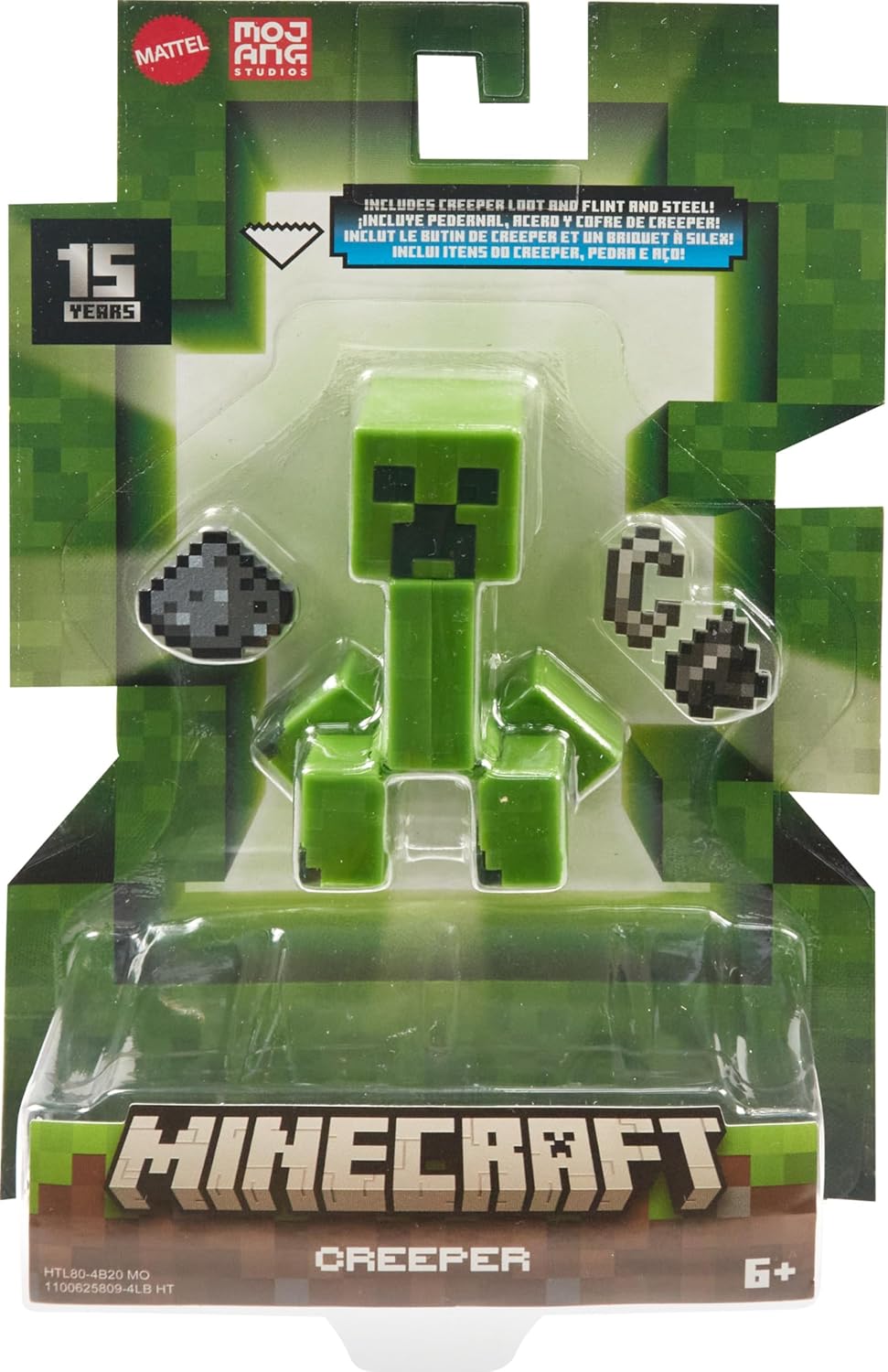 Mattel Minecraft - Personaggio Creeper