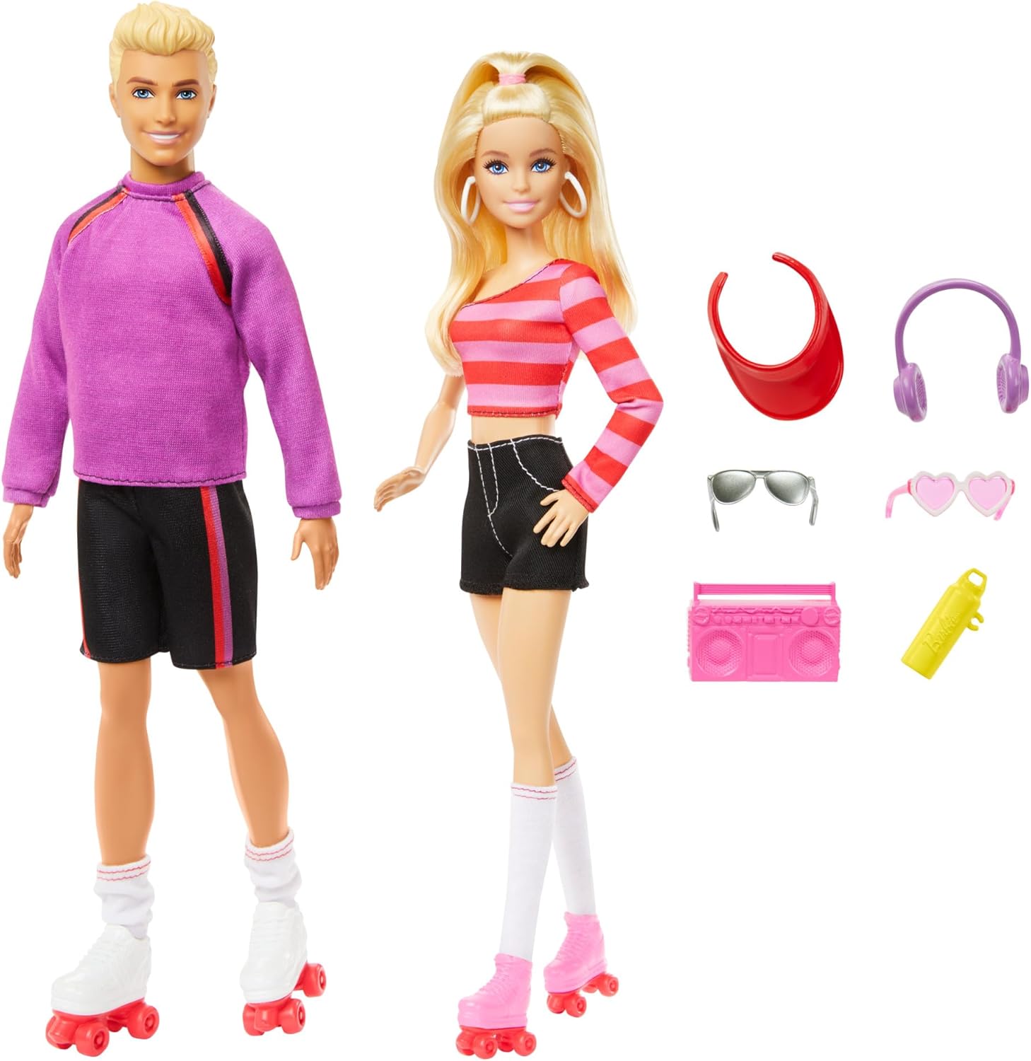 Barbie - Barbie E Ken Sui Pattini A Rotelle