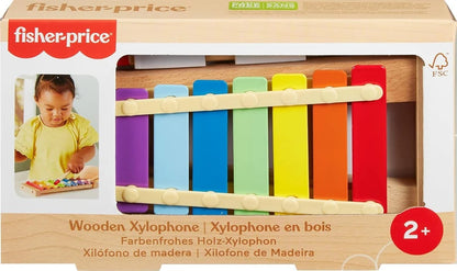 Fisher-Price Wood - Xilofono classico in legno (Modello HXV13).