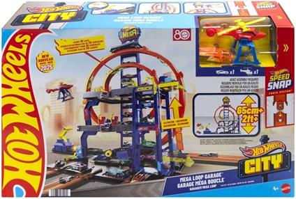 Mattel Hot Wheels  Mega Loop Garage JBM74