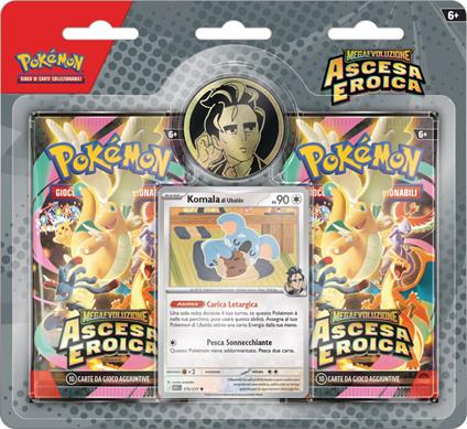 Pokémon Megaevoluzione Ascesa Eroica – Blister 2 buste + Tangela