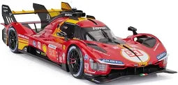 Bburago Ferrari 499P 3.0L Turbo V6 #51 Le Mans 2024 1:24
