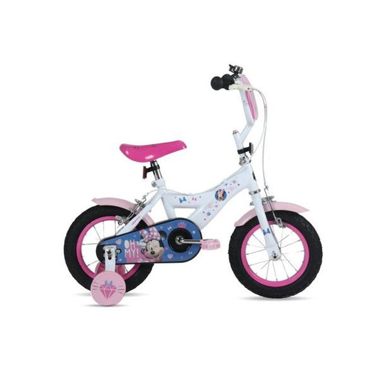 Bicicletta Bambina 12" Minnie Con Rotelle MANDELLI a sfera