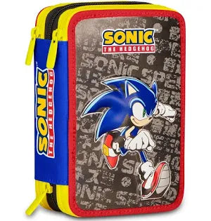 Seven Astuccio 3 Zip Sonic The Hedgehog Speed Completo