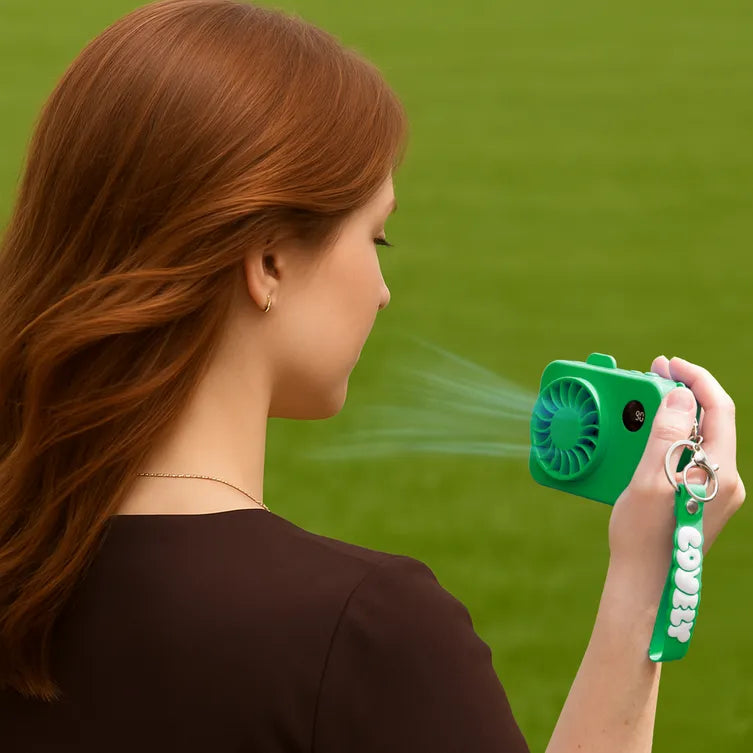 i-Total Mini Ventilatore Portatile Verde XL3049
