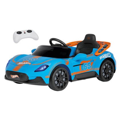 Macchina hot wheels radiocomandata auto elettrica 12v con radiocomando e luci led