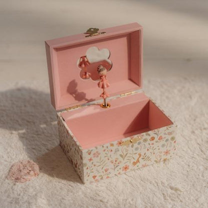 Carillon Portagioie Con Ballerina Fairie In Flowers