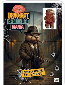 Pon Pon Edizioni Brainrot Challenge Mania Con Pupazzo Squishy