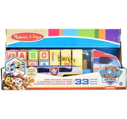 Melissa & Doug Paw Patrol Wooden Abc Block Truck 33 Pezzi