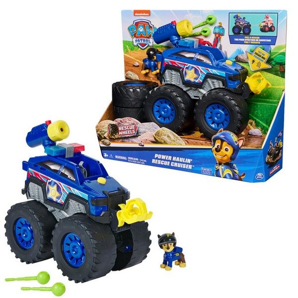 Paw Patrol Rescue Wheels Deluxe Vehicle Chase di Spin Master