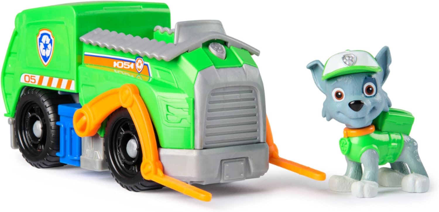 Paw Patrol, Camion Per La Raccolta Di Rifiuti Di Rocky