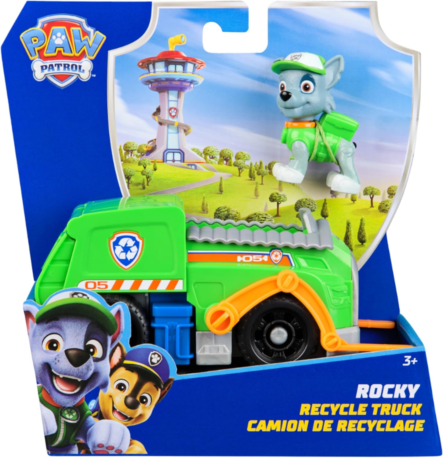 Paw Patrol, Camion Per La Raccolta Di Rifiuti Di Rocky