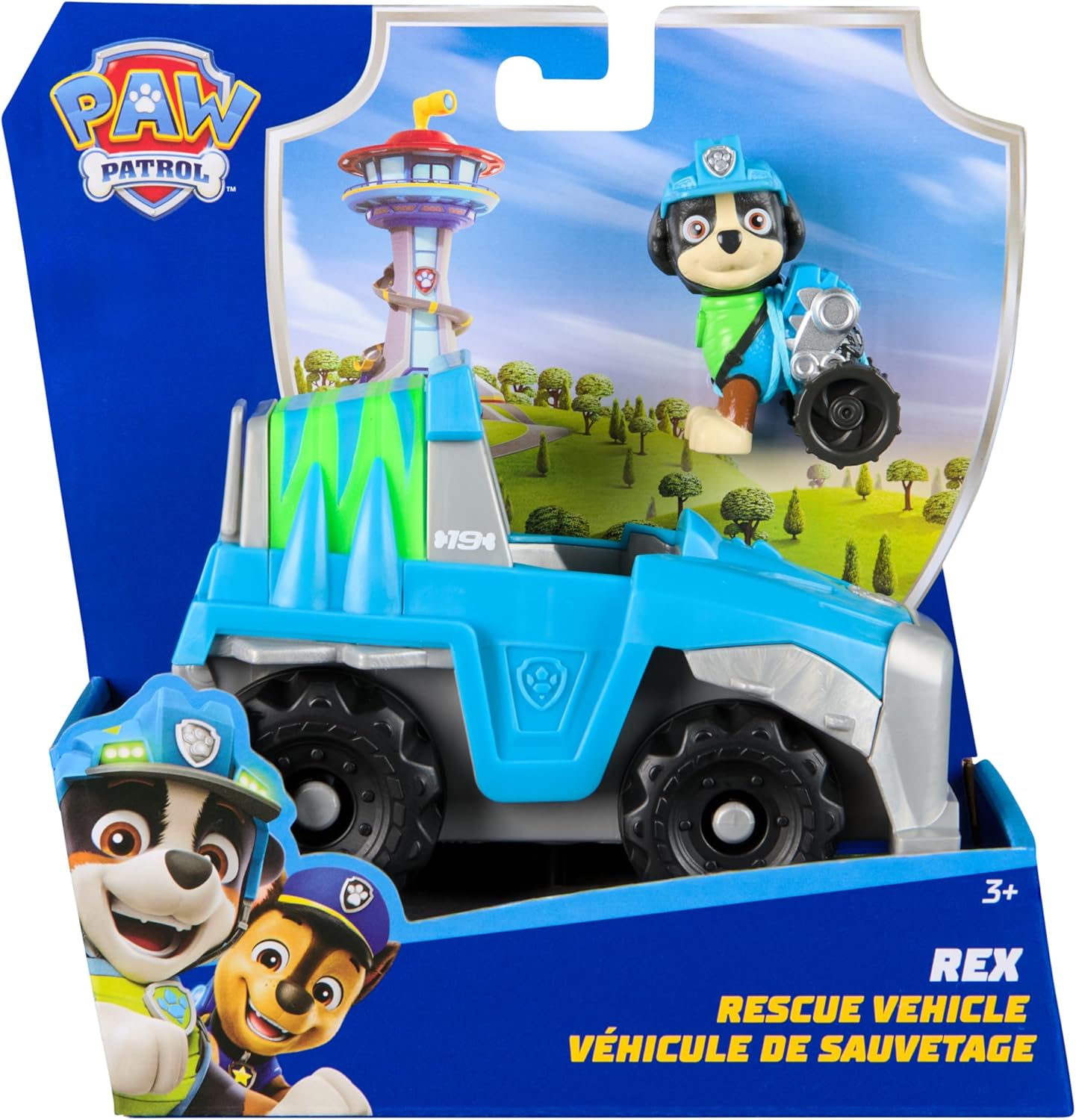 Paw Patrol, Veicolo Di Salvataggio Dinosauri Di Rex