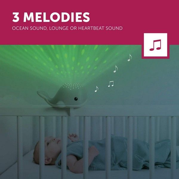 Zazu Wally Balena Proiettore Grigia di Mandelli