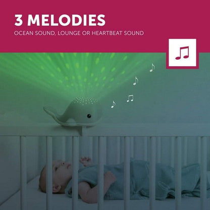 Zazu Wally Balena Proiettore Grigia di Mandelli