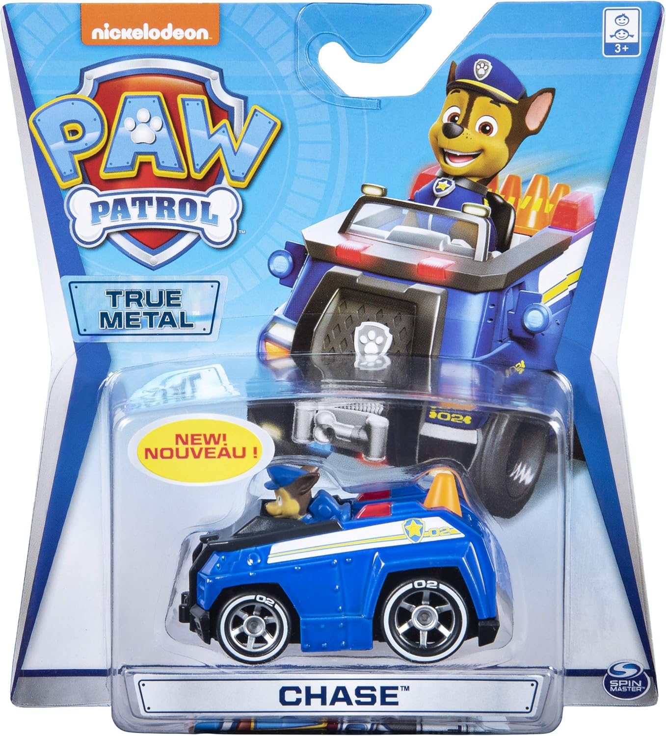 Spin Master Paw Patrol Chase Die Cast In Metallo