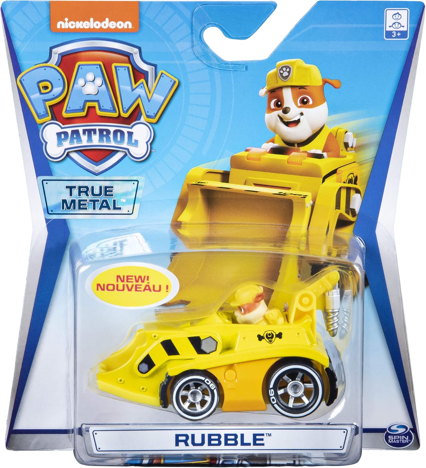 Spin Master Paw Patrol Rubble Die Cast In Metallo
