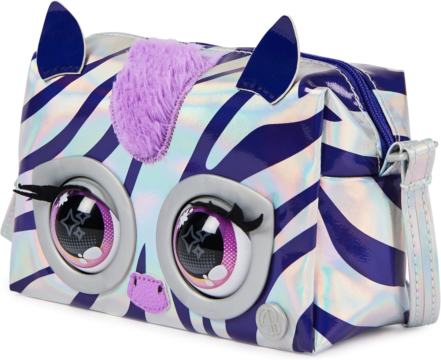 Purse Pets Puppy Metallic Magic-Borsa Interattiva Con 30 Suoni E Reazioni, Musica E Giochi
