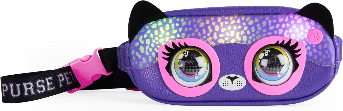 Purse Pets, Savannah Spotlight, Marsupio, Giocattolo Interattivo E Borsetta A Tracolla